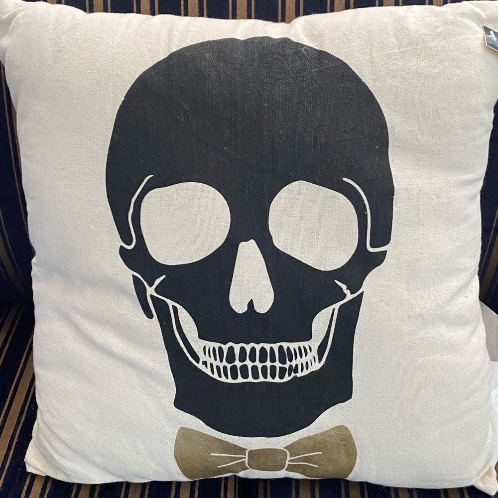 Hot Topic Skull Pillow - Picture 4 of 4